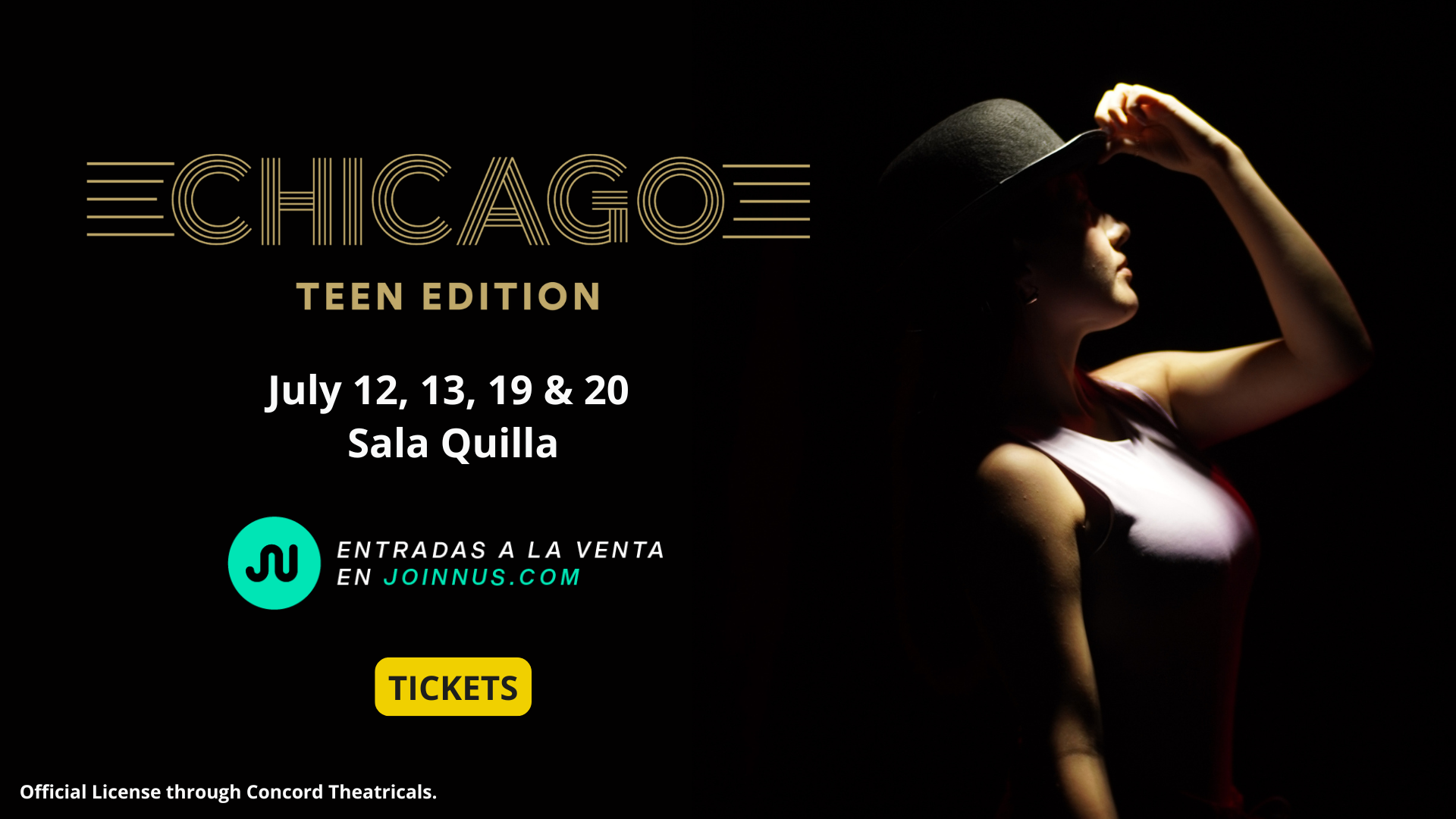 Chicago el musical - Banner