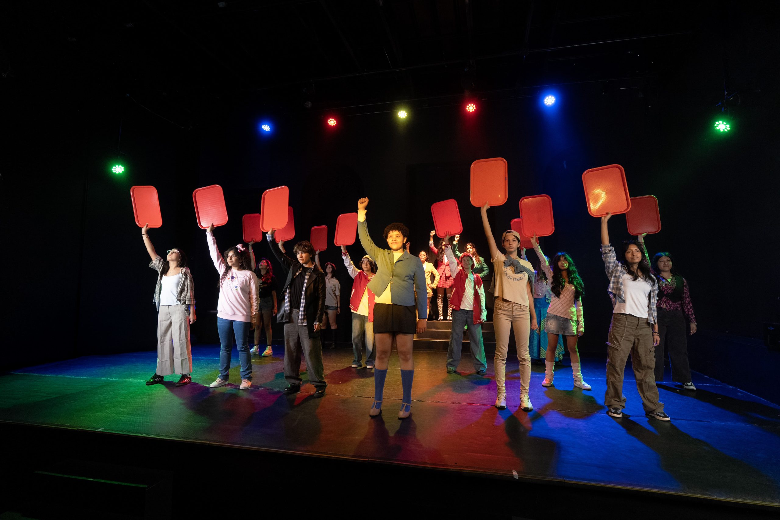 Elenco de Heathers sobre el escenario