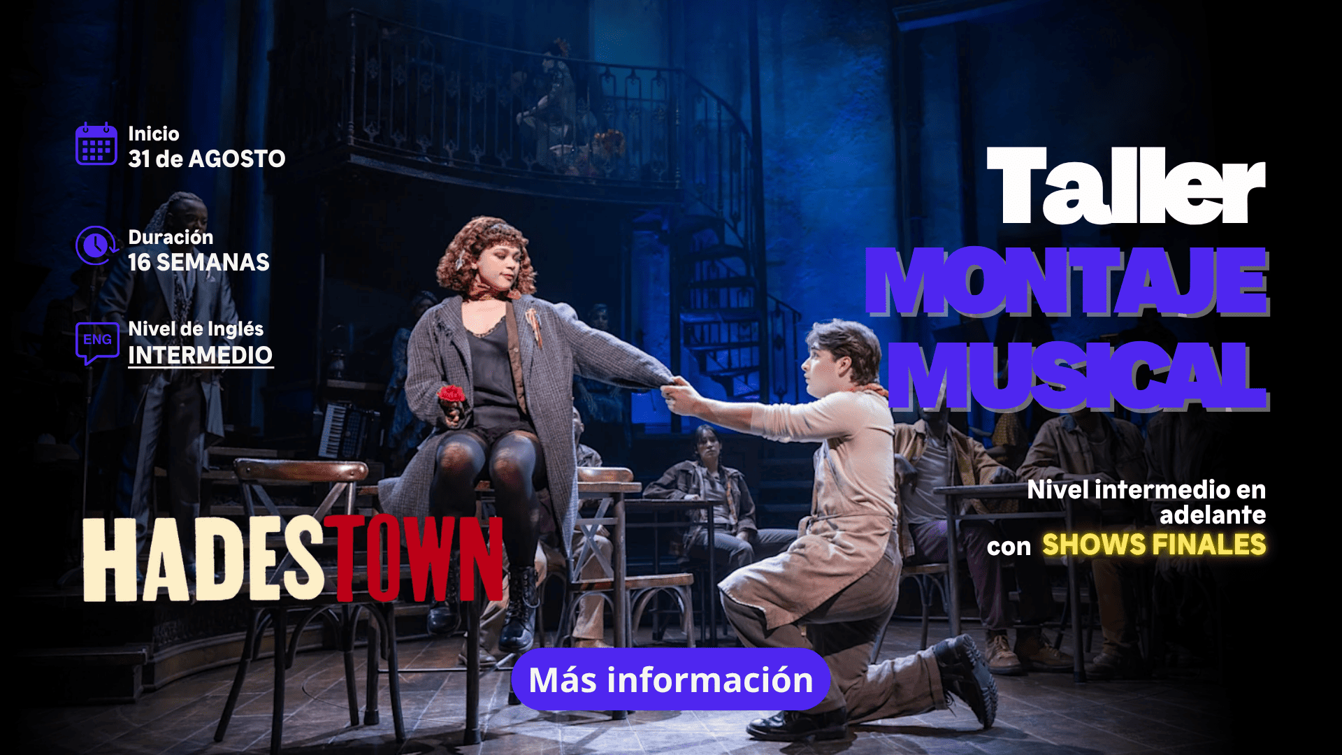 Montaje de teatro musical de Spotlight Perú