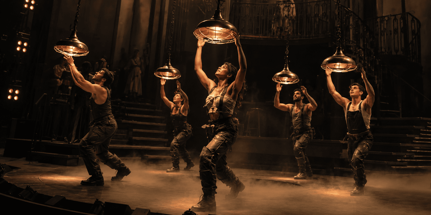Arte de Hadestown para la sección de entradas